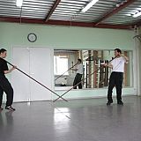 wing chun pole sparring